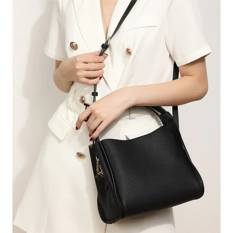 Sac Bandoulière en Cuir Femme "La Sophistiquée" - Restaur Cuirs