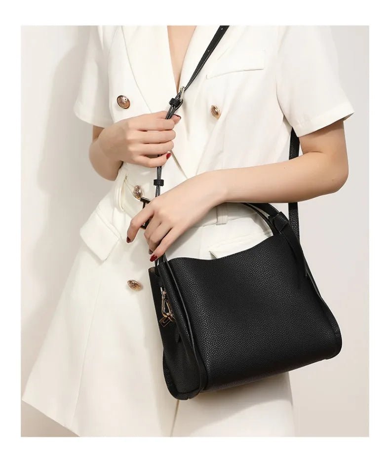 Sac Bandoulière en Cuir Femme "La Sophistiquée" - Restaur Cuirs