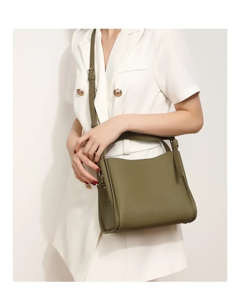 Sac Bandoulière en Cuir Femme "La Sophistiquée" - Restaur Cuirs