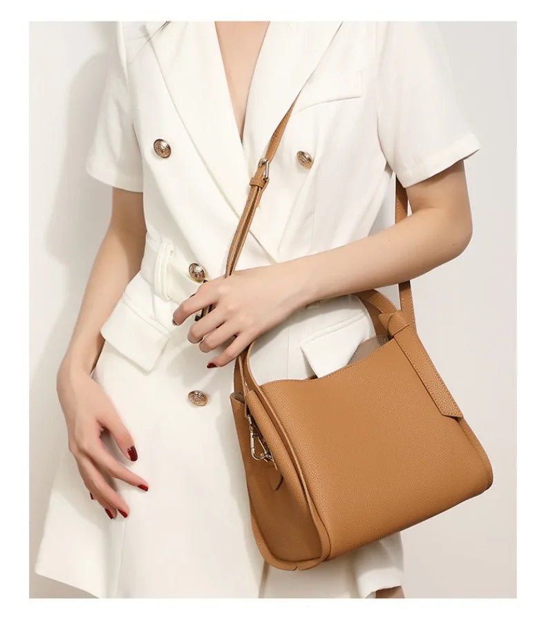 Sac Bandoulière en Cuir Femme "La Sophistiquée" - Restaur Cuirs
