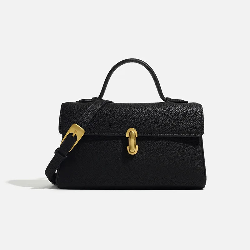 Sac Bandoulière en Cuir Femme "L'Épure" - Restaur Cuirs