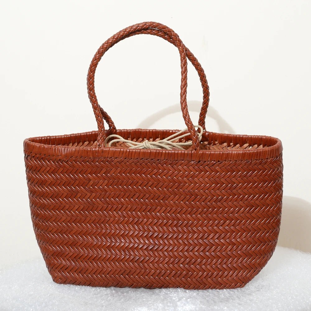 Sac Bandoulière en Cuir Femme Tressé "La Divina" - Restaur Cuirs