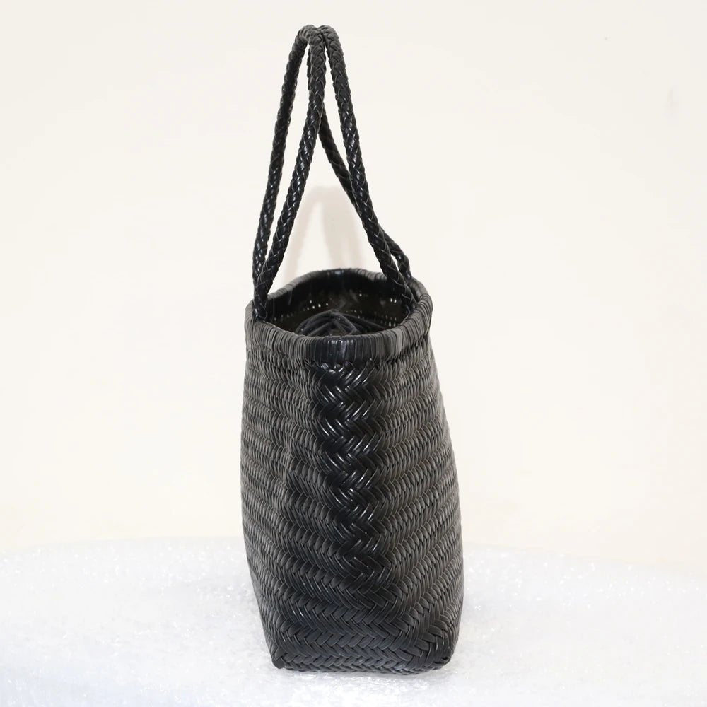 Sac Bandoulière en Cuir Femme Tressé "La Divina" - Restaur Cuirs