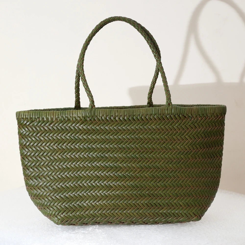 Sac Bandoulière en Cuir Femme Tressé "La Divina" - Restaur Cuirs