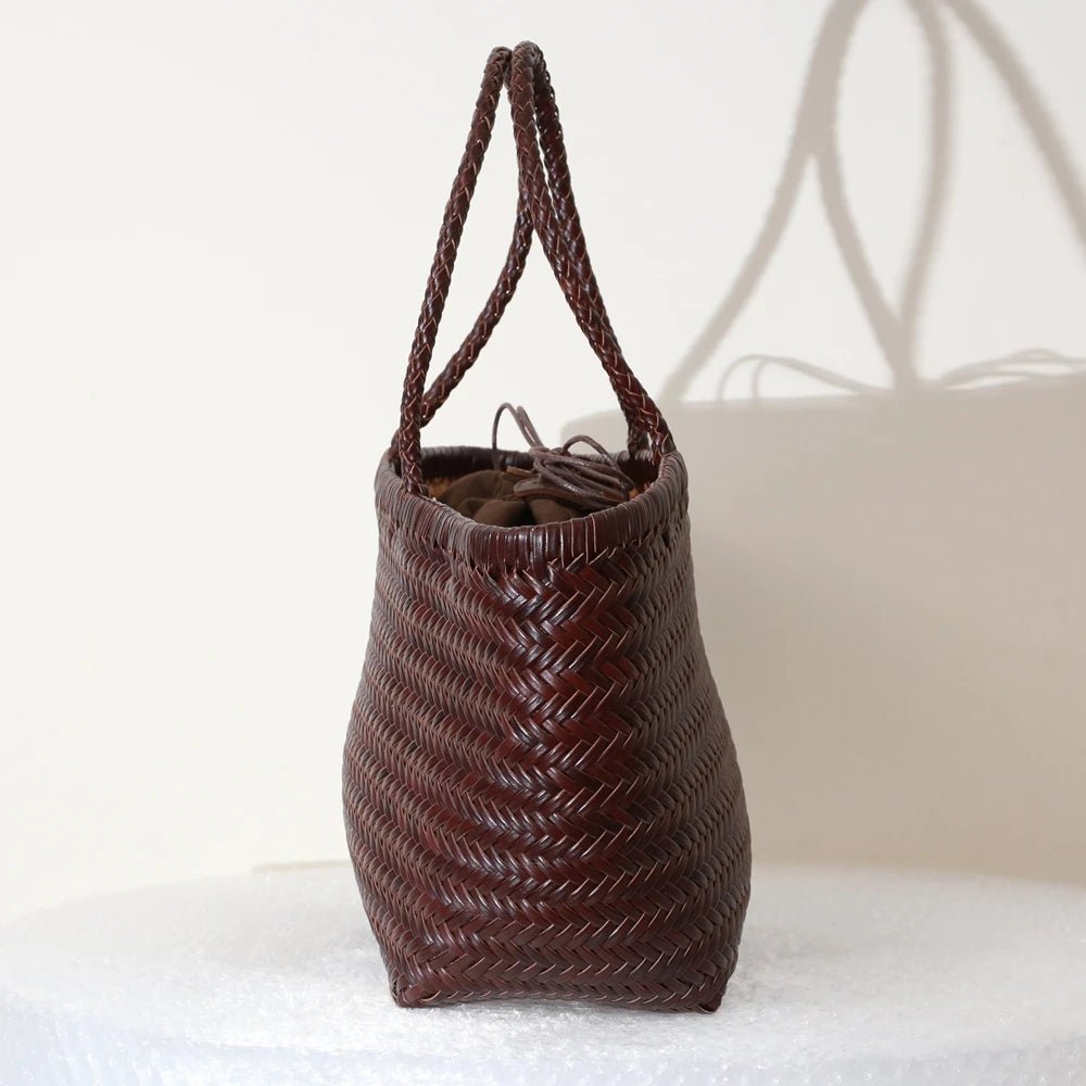 Sac Bandoulière en Cuir Femme Tressé "La Divina" - Restaur Cuirs