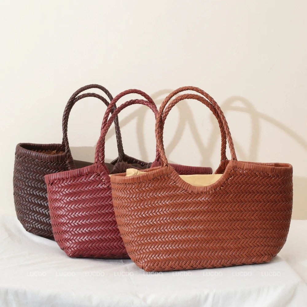Sac Bandoulière en Cuir Femme Tressé "La Divina" - Restaur Cuirs