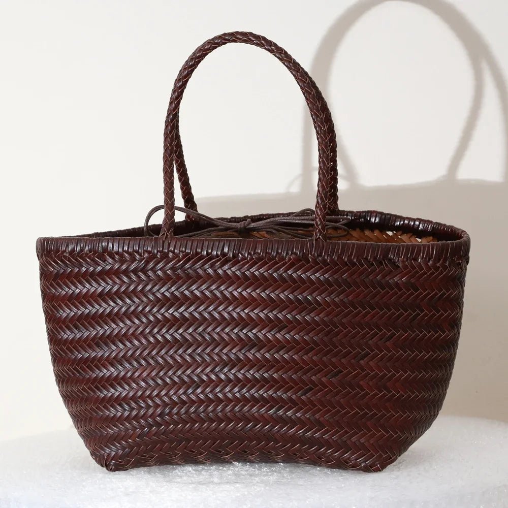 Sac Bandoulière en Cuir Femme Tressé "La Divina" - Restaur Cuirs