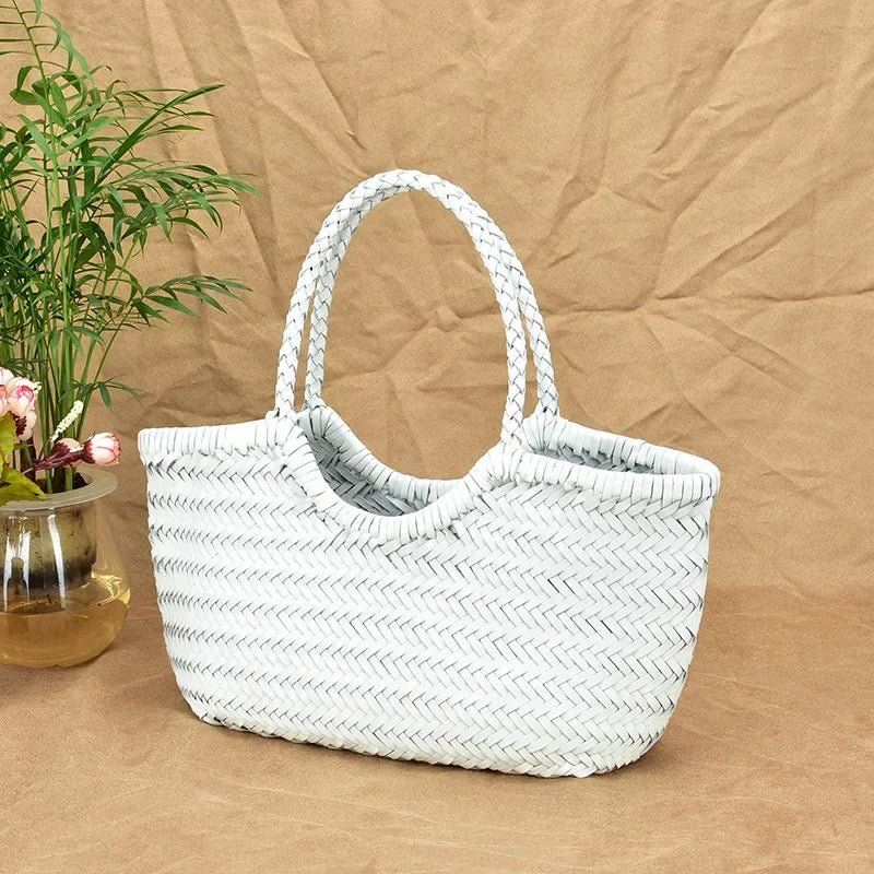Sac Bandoulière en Cuir Femme Tressé "La Divina" - Restaur Cuirs
