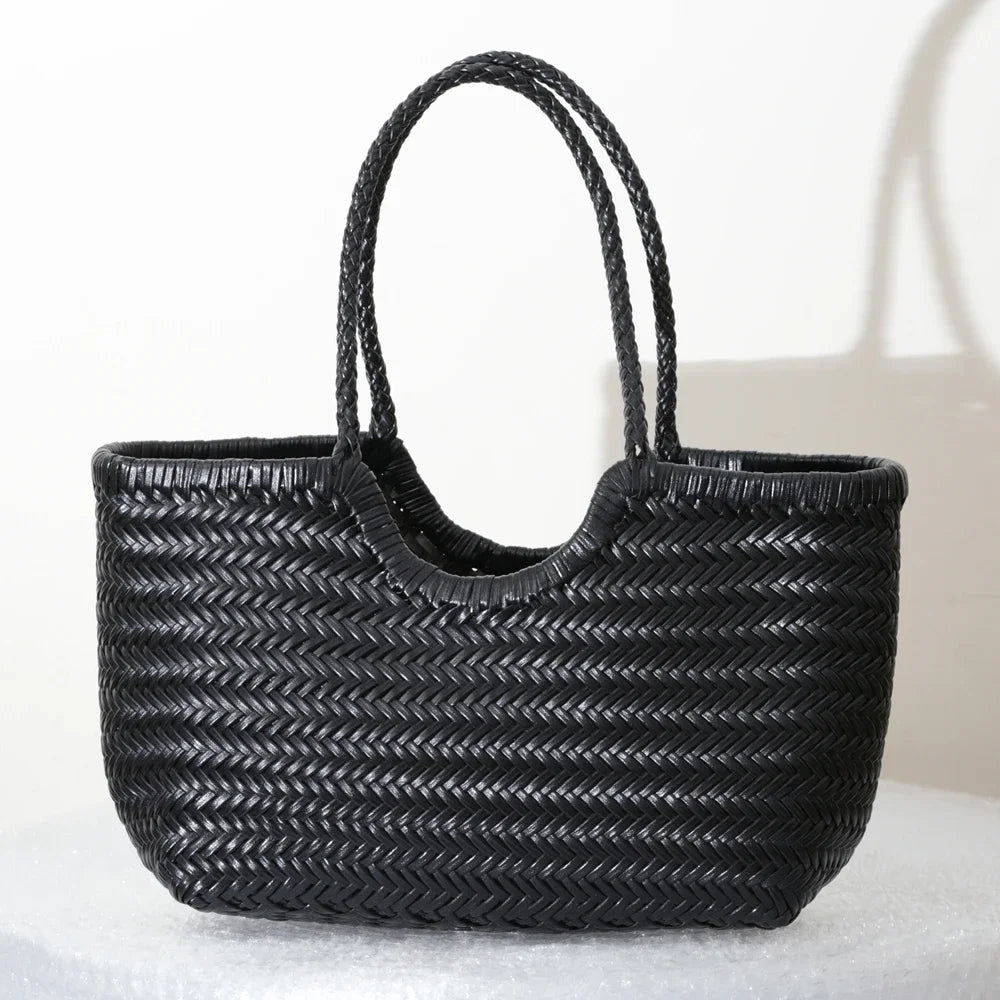 Sac Bandoulière en Cuir Femme Tressé "La Divina" - Restaur Cuirs