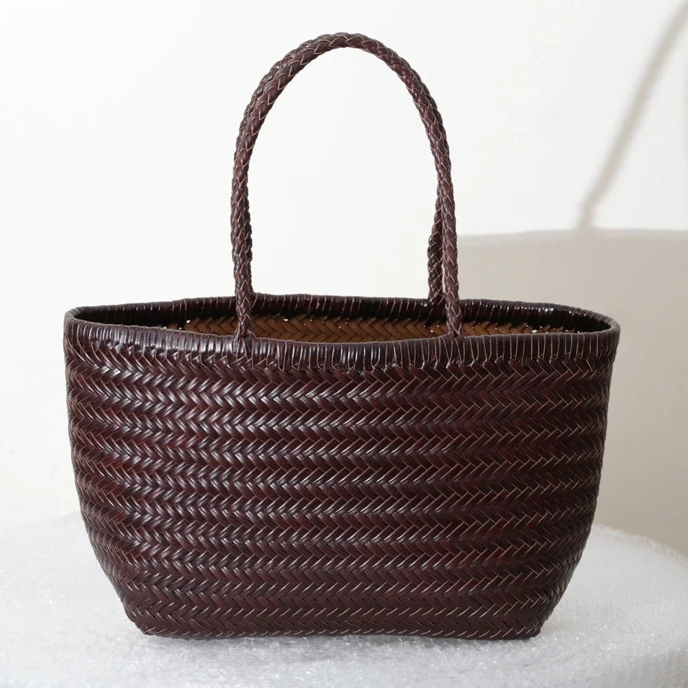 Sac Bandoulière en Cuir Femme Tressé "La Divina" - Restaur Cuirs