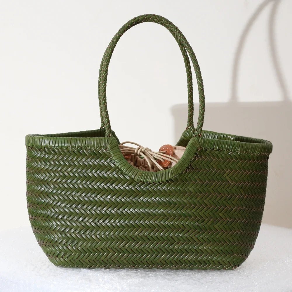 Sac Bandoulière en Cuir Femme Tressé "La Divina" - Restaur Cuirs