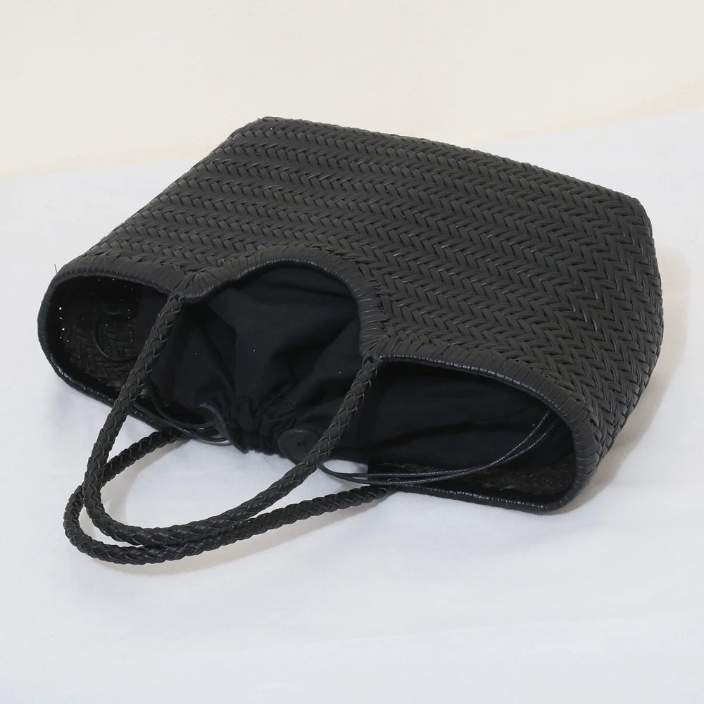 Sac Bandoulière en Cuir Femme Tressé "La Divina" - Restaur Cuirs