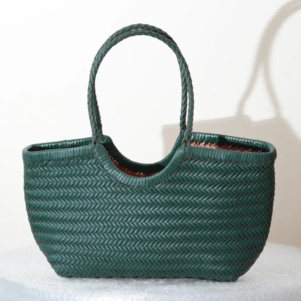 Sac Bandoulière en Cuir Femme Tressé "La Divina" - Restaur Cuirs