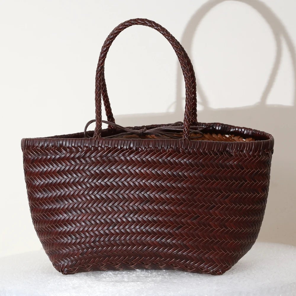 Sac Bandoulière en Cuir Femme Tressé "La Divina" - Restaur Cuirs