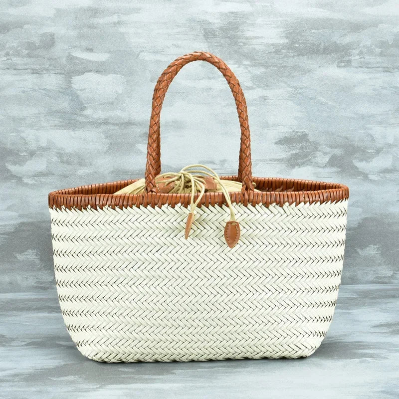 Sac Bandoulière en Cuir Femme Tressé "La Divina" - Restaur Cuirs