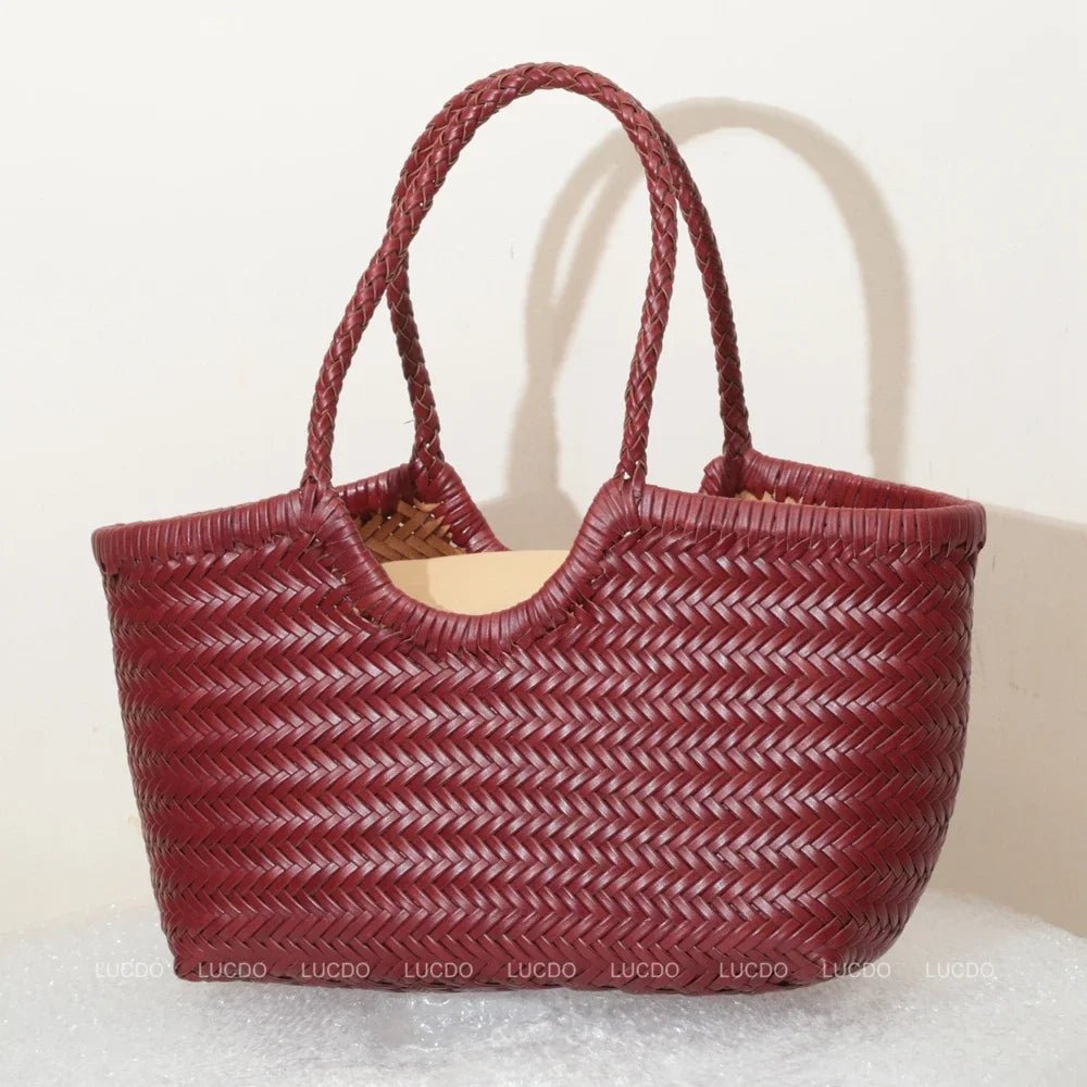 Sac Bandoulière en Cuir Femme Tressé "La Divina" - Restaur Cuirs