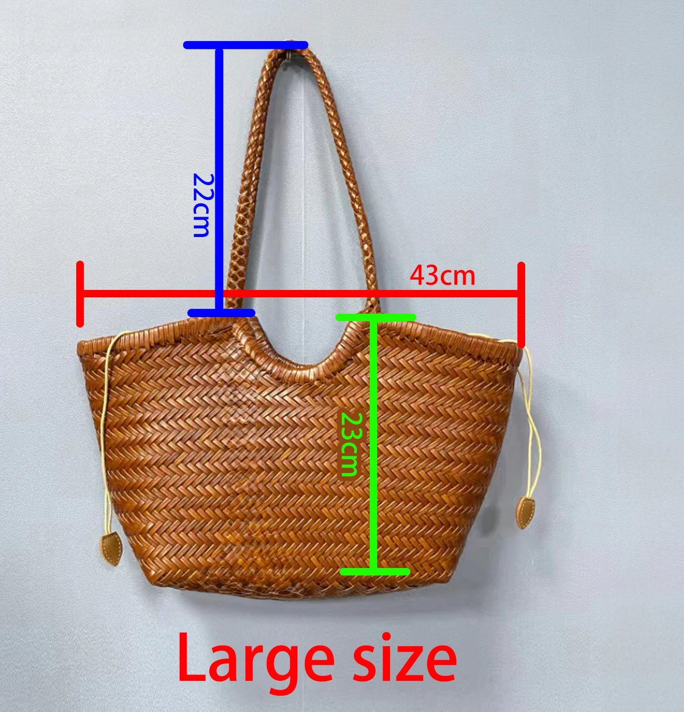 Sac Bandoulière en Cuir Femme Tressé "La Divina" - Restaur Cuirs