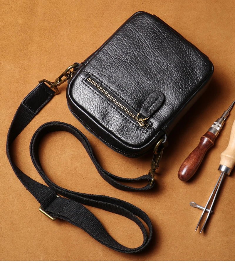 Sac Bandoulière Homme en cuir, élégant et fonctionnel "Le Virtuose"