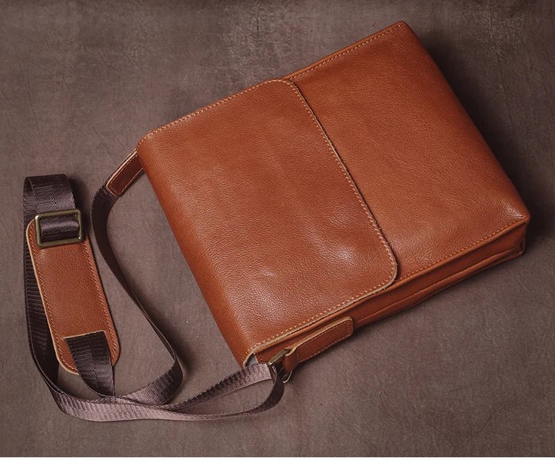 Sac Bandoulière Homme en cuir "Le Confiant"