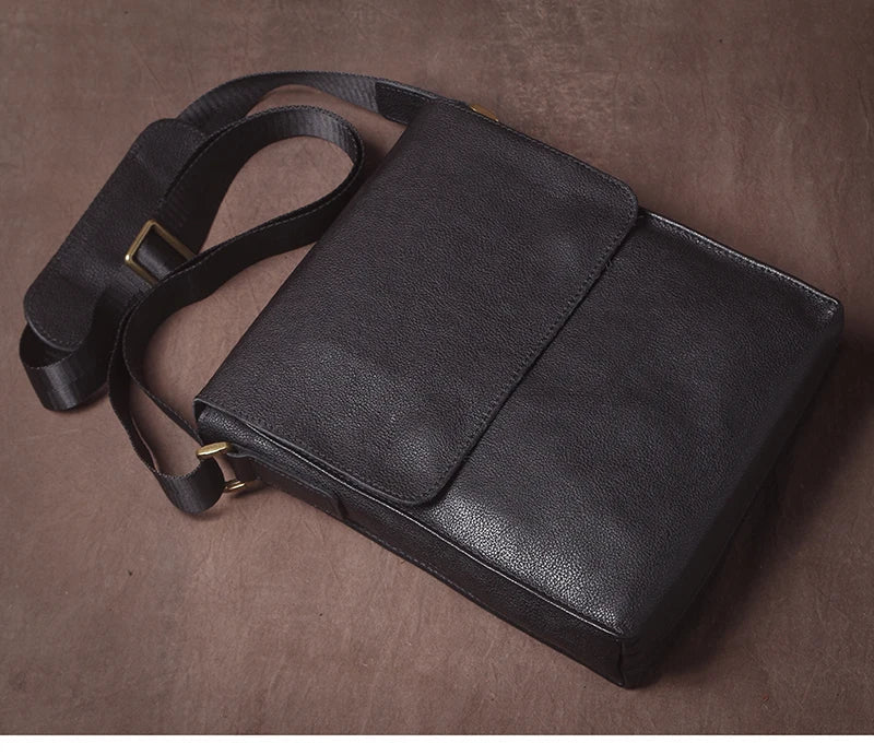 Sac Bandoulière Homme en cuir "Le Confiant"