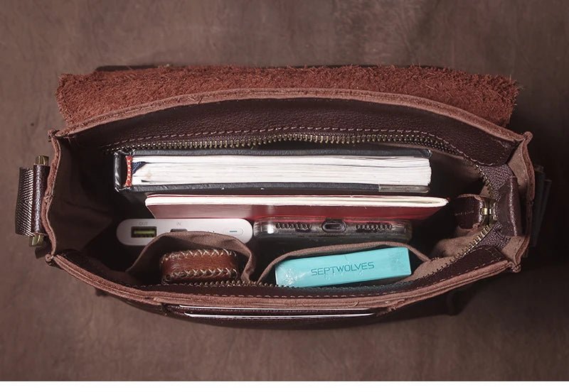 Sac Bandoulière Homme en cuir "Le Confiant"