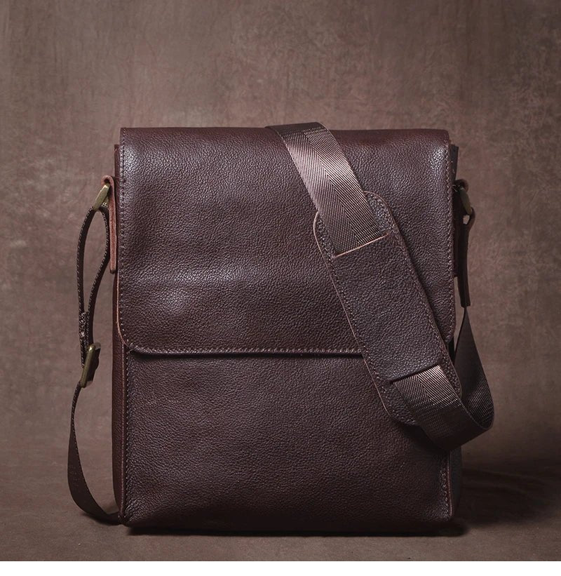 Sac Bandoulière Homme en cuir "Le Confiant"