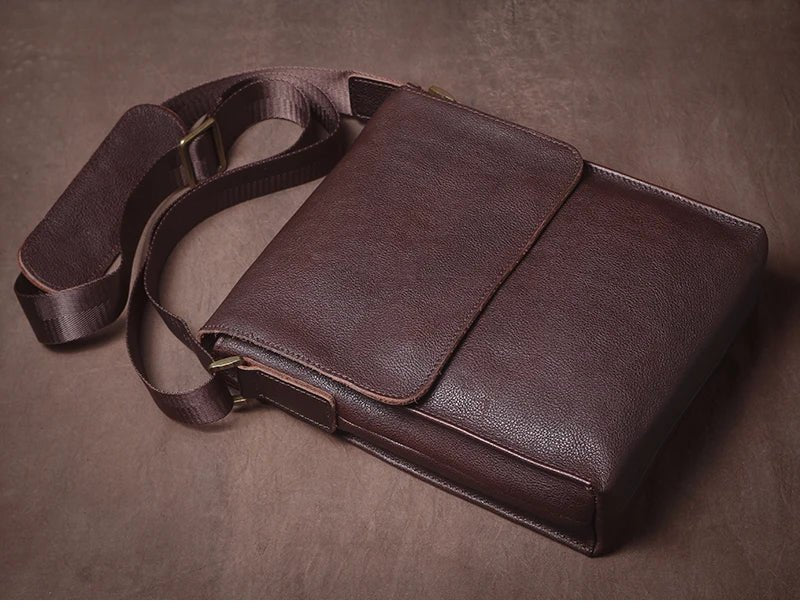 Sac Bandoulière Homme en cuir "Le Confiant"