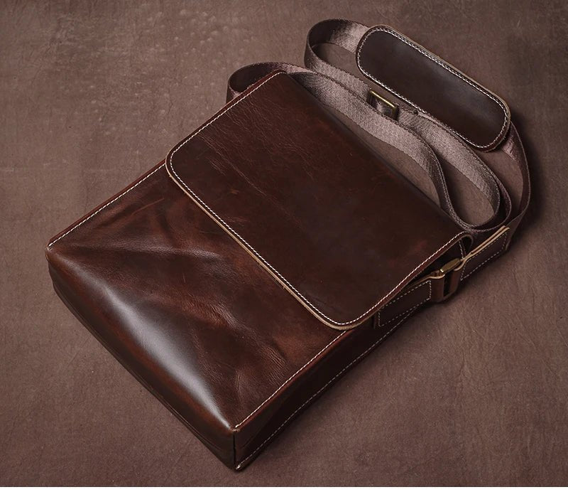 Sac Bandoulière Homme en cuir "Le Confiant"