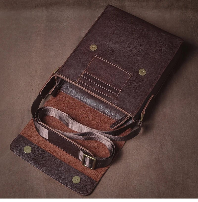 Sac Bandoulière Homme en cuir "Le Confiant"