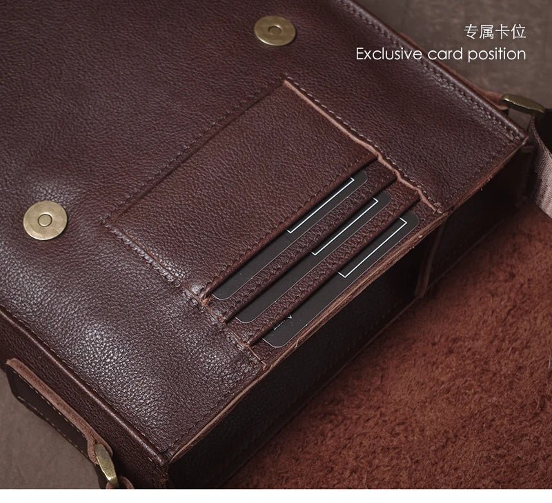 Sac Bandoulière Homme en cuir "Le Confiant"