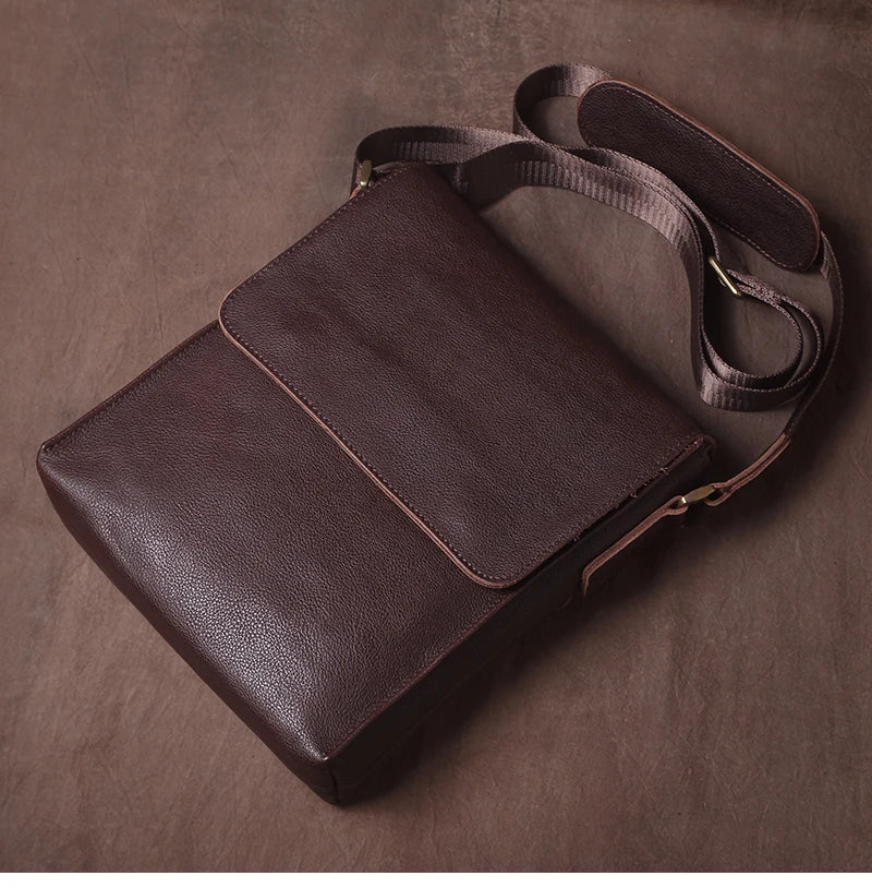 Sac Bandoulière Homme en cuir "Le Confiant"