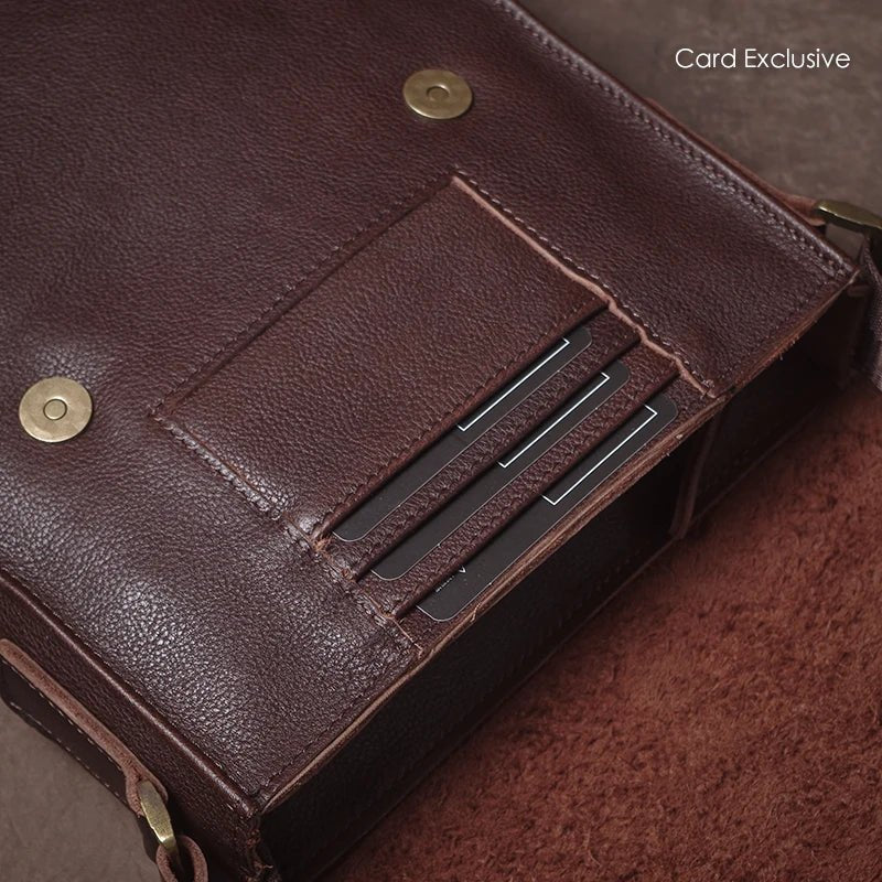 Sac Bandoulière Homme en cuir "Le Confiant"