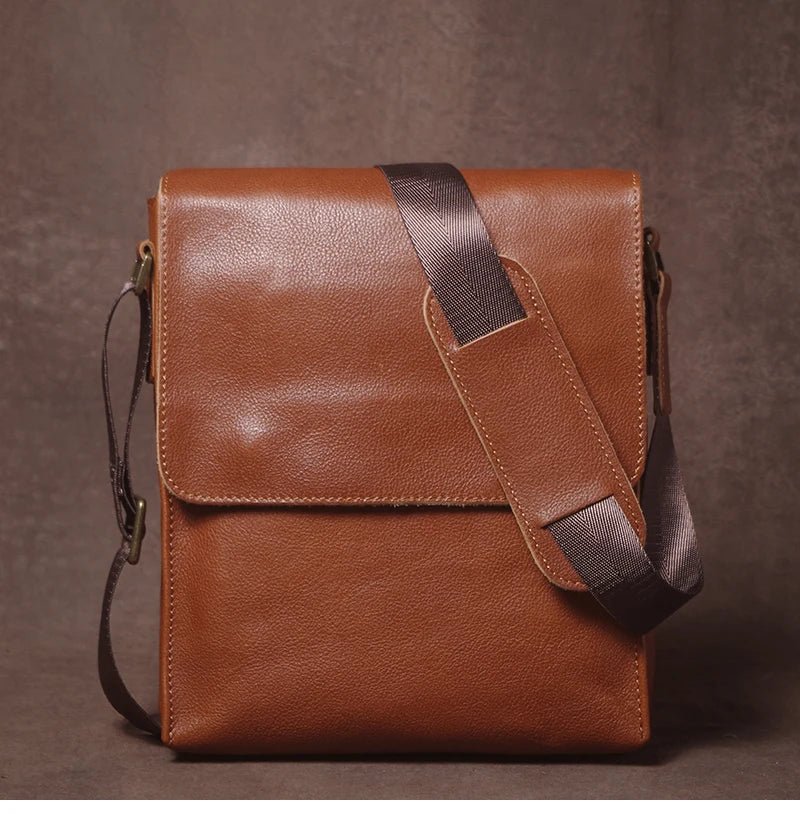 Sac Bandoulière Homme en cuir "Le Confiant"
