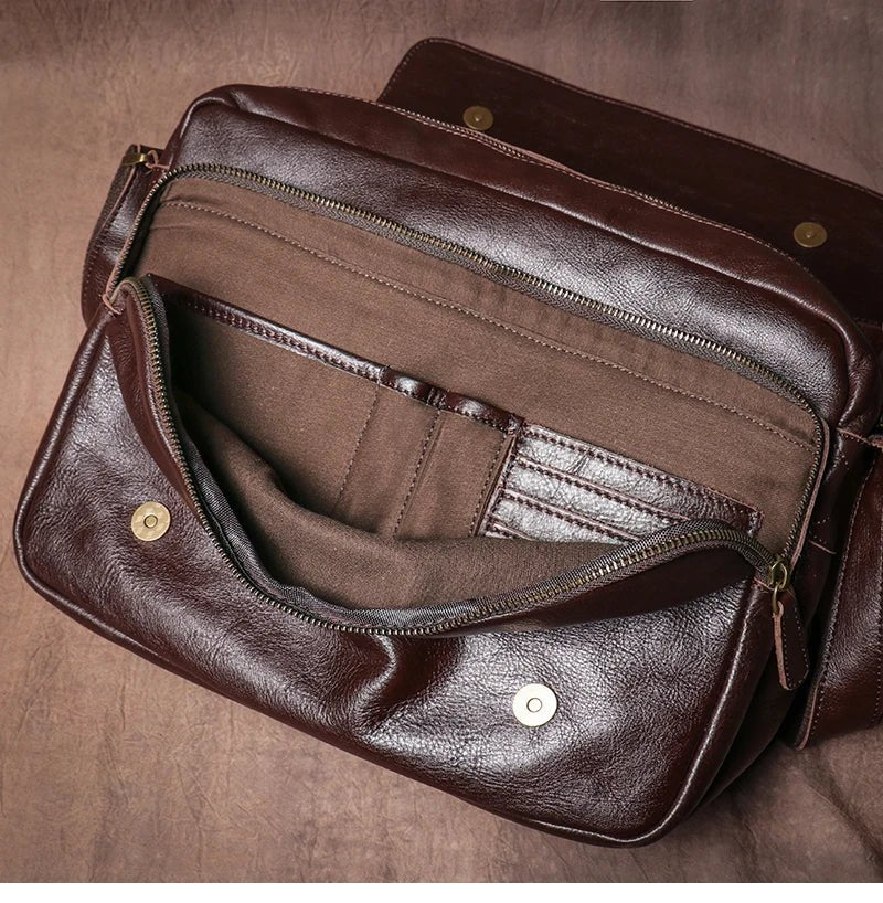 Sac Bandoulière Homme en cuir "Le Diplomate"