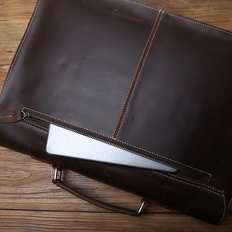 Sac Bandoulière Homme en cuir "Le Sophistiqué"