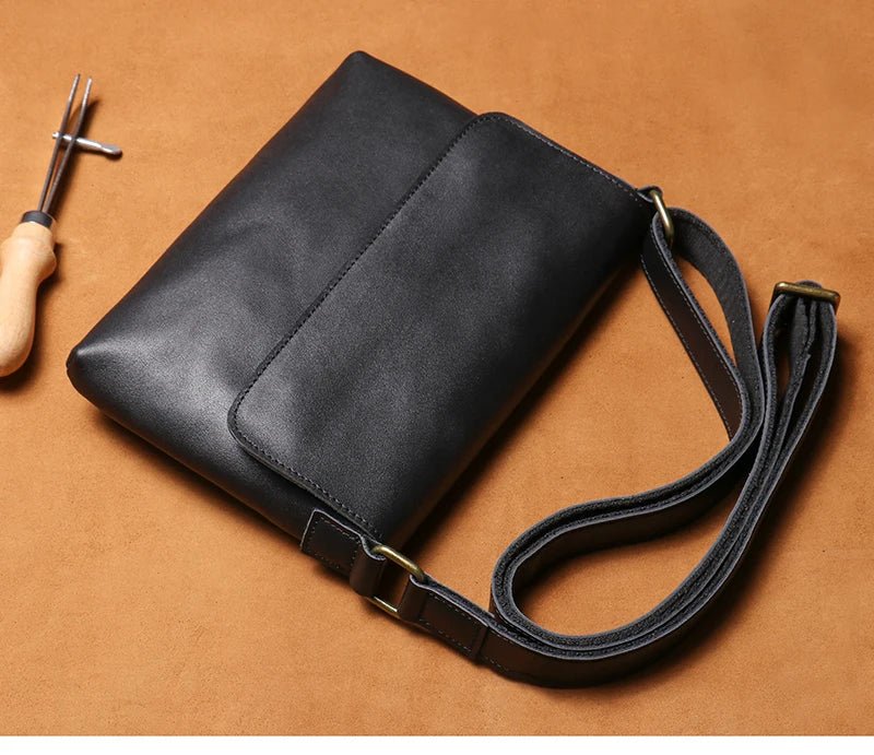 Sac Bandoulière Homme en cuir vintage "Le Compagnon"