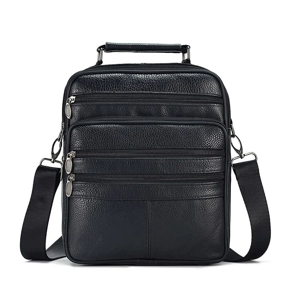 Sac Cuir Bandoulière Homme "Le Baroudeur" - Restaur Cuirs