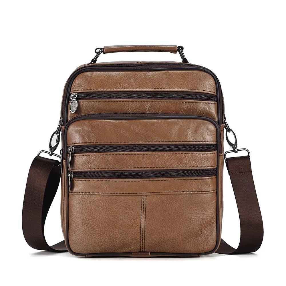 Sac Cuir Bandoulière Homme "Le Baroudeur" - Restaur Cuirs