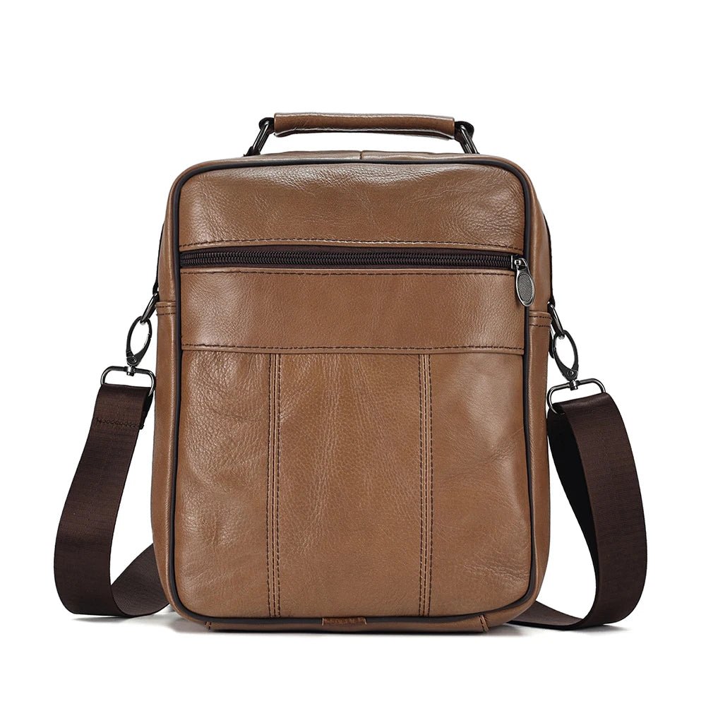 Sac Cuir Bandoulière Homme "Le Baroudeur" - Restaur Cuirs