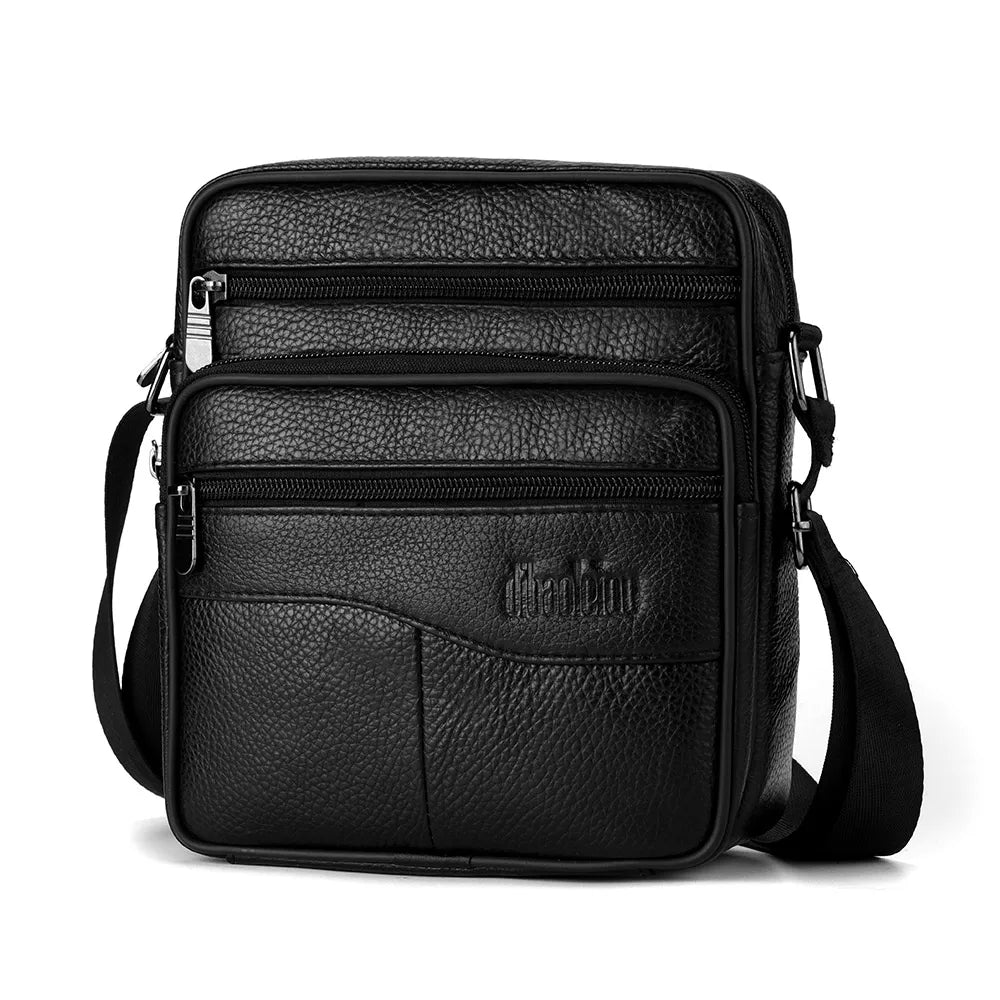 Sac en Cuir Bandoulière Homme "L'Urbain" - Restaur Cuirs