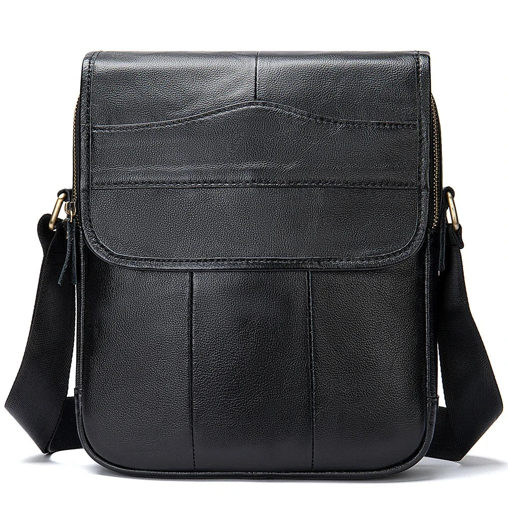Sac en Cuir Bandoulière pour Homme "Le Citadin" - Restaur Cuirs