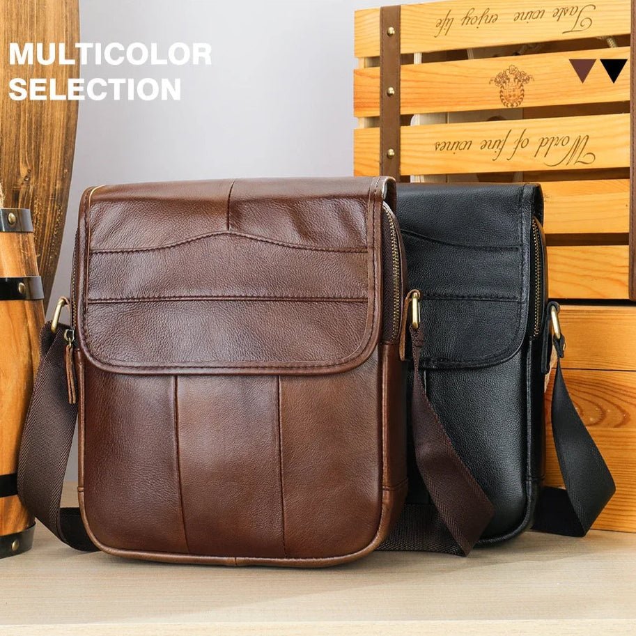 Sac en Cuir Bandoulière pour Homme "Le Citadin" - Restaur Cuirs