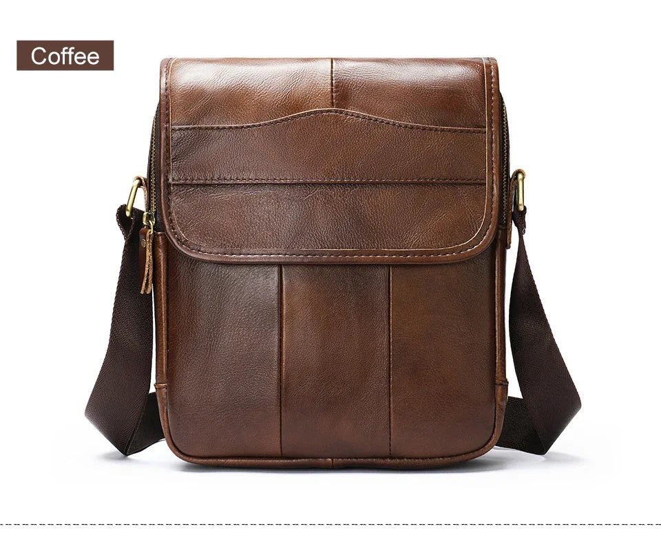 Sac en Cuir Bandoulière pour Homme "Le Citadin" - Restaur Cuirs