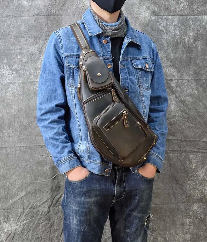 Sacoche Homme Cuir élégante "Le Connaisseur" - Restaur Cuirs