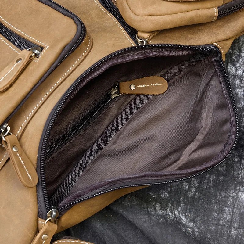 Sacoche Homme Cuir élégante "Le Connaisseur" - Restaur Cuirs