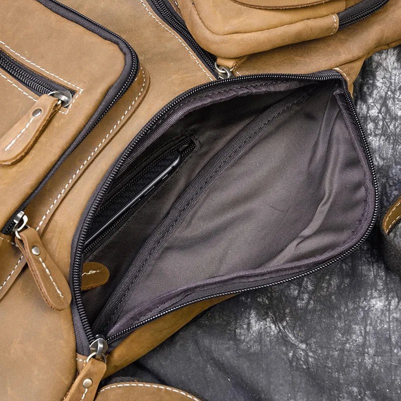 Sacoche Homme Cuir élégante "Le Connaisseur" - Restaur Cuirs