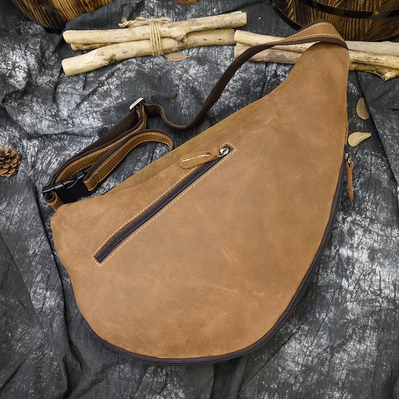 Sacoche Homme Cuir élégante "Le Connaisseur" - Restaur Cuirs