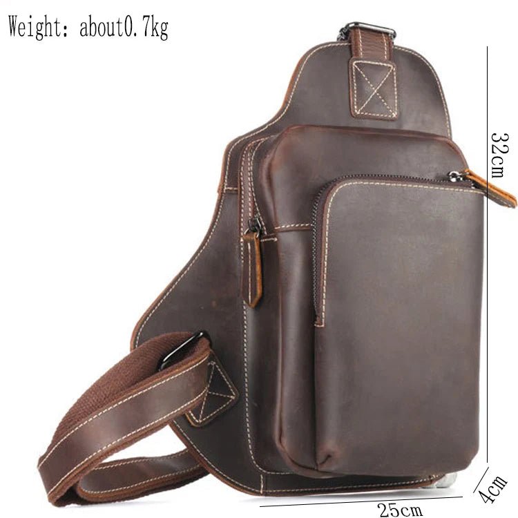 Sacoche Homme Cuir élégante "Le Connaisseur" - Restaur Cuirs