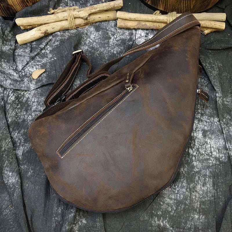 Sacoche Homme Cuir élégante "Le Connaisseur" - Restaur Cuirs