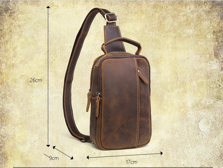 Sacoche Homme Cuir élégante "Le Connaisseur" - Restaur Cuirs